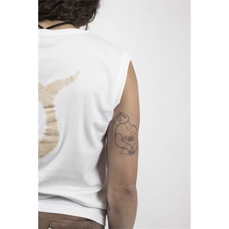 Slall Bianco Coda Hiru Beige JUNGLEDonna | DSKALLBIANCO